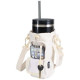 Sac porte-bouteille Trip Aware™ en polyester recyclé avec cordon de serrage - BCM Goodies