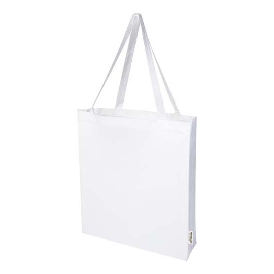 Sac shopping à soufflets Madras en coton recyclé 140 g/m² certifié GRS - BCM Goodies