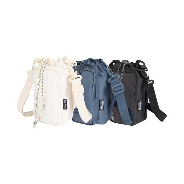 Sac porte-bouteille Trip Aware™ en polyester recyclé avec cordon de serrage - BCM Goodies