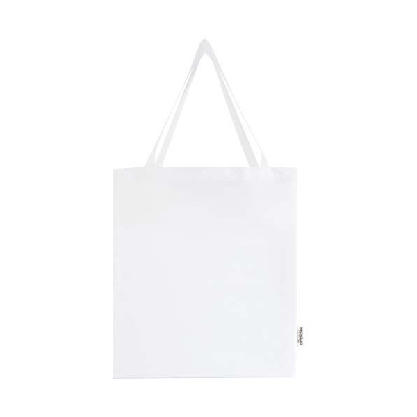 Sac shopping à soufflets Madras en coton recyclé 140 g/m² certifié GRS - BCM Goodies