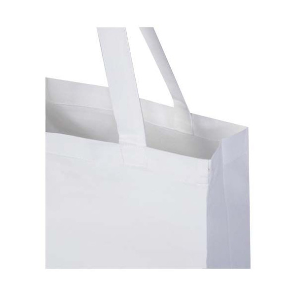 Sac shopping à soufflets Madras en coton recyclé 140 g/m² certifié GRS - BCM Goodies