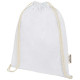 Sac avec cordon Oregon en coton recyclé certifié GRS - Goodies personnalisables écologiques