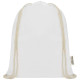 Sac avec cordon Oregon en coton recyclé certifié GRS - Goodies personnalisables écologiques