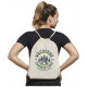 Sac avec cordon Oregon en coton recyclé certifié GRS - Goodies personnalisables écologiques