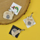Porte-clé graines et bois personnalisable pour entreprises – Objet publicitaire écologique BCM Goodies