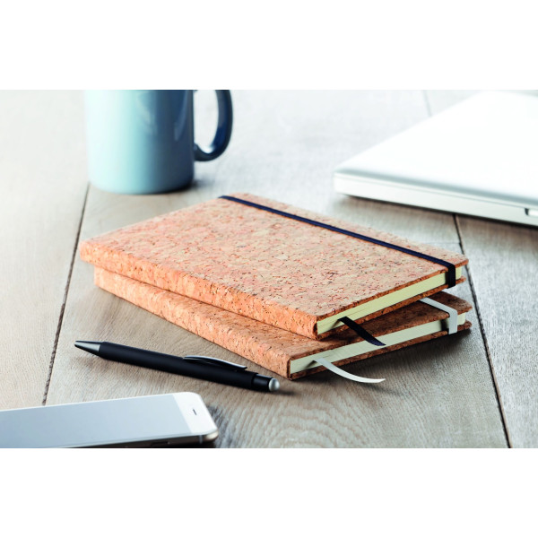 Carnet A5 en liège personnalisable pour entreprise - BCM Goodies