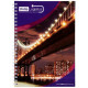 Carnet de notes à spirales A5 Desk-Mate® avec couverture arrière imprimée - BCM Goodies