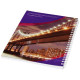 Carnet de notes à spirales A5 Desk-Mate® avec couverture arrière imprimée - BCM Goodies