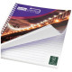 Carnet de notes à spirales A5 Desk-Mate® avec couverture arrière imprimée - BCM Goodies