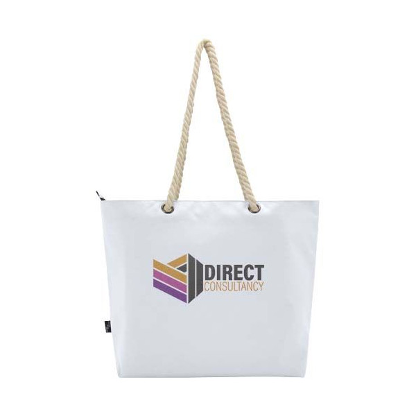 Sac shopping Panama recyclé GRS isotherme avec poignées en cordelette - 23L - BCM Goodies