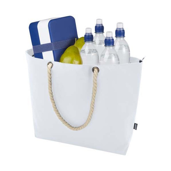 Sac shopping Panama recyclé GRS isotherme avec poignées en cordelette - 23L - BCM Goodies