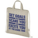 Sac à dos Pheebs avec cordon 150 g/m² Aware™ - Sac à dos en coton recyclé pour communication B2B | BCM Goodies