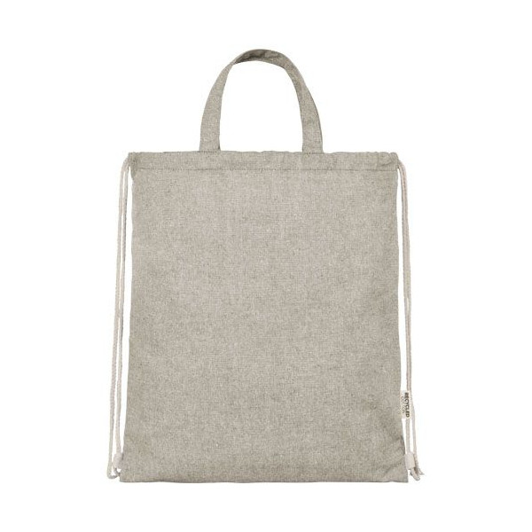 Sac à dos Pheebs avec cordon 150 g/m² Aware™ - Sac à dos en coton recyclé pour communication B2B | BCM Goodies