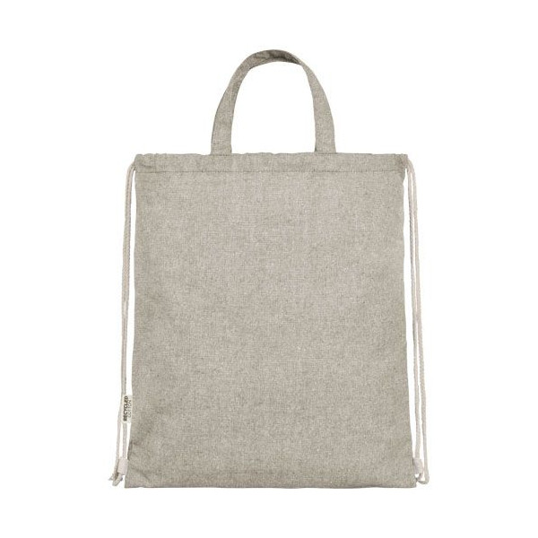 Sac à dos Pheebs avec cordon 150 g/m² Aware™ - Sac à dos en coton recyclé pour communication B2B | BCM Goodies