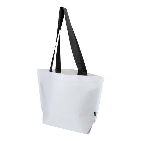 Sac shopping Duo à fond double laminé en RPET certifié GRS 150 g/m2 - 18 litres - BCM Goodies