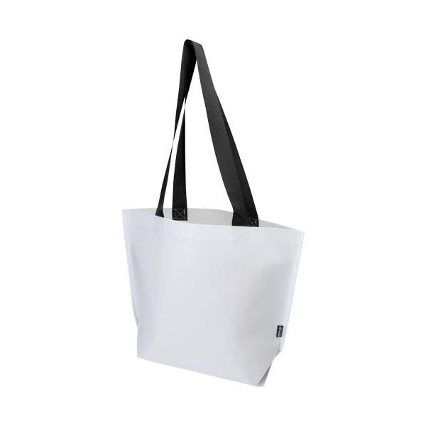 Sac shopping Duo à fond double laminé en RPET certifié GRS 150 g/m2 - 18 litres - BCM Goodies