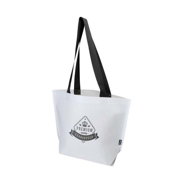 Sac shopping Duo à fond double laminé en RPET certifié GRS 150 g/m2 - 18 litres - BCM Goodies
