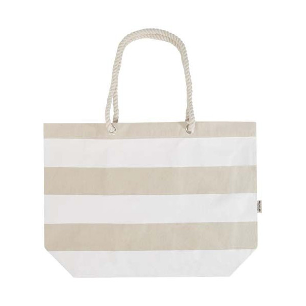 Tote bag de plage Florida recyclé GRS 270 g/m² - Sac shopping en coton 100 % recyclé certifié GRS - BCM Goodies