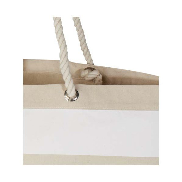 Tote bag de plage Florida recyclé GRS 270 g/m² - Sac shopping en coton 100 % recyclé certifié GRS - BCM Goodies