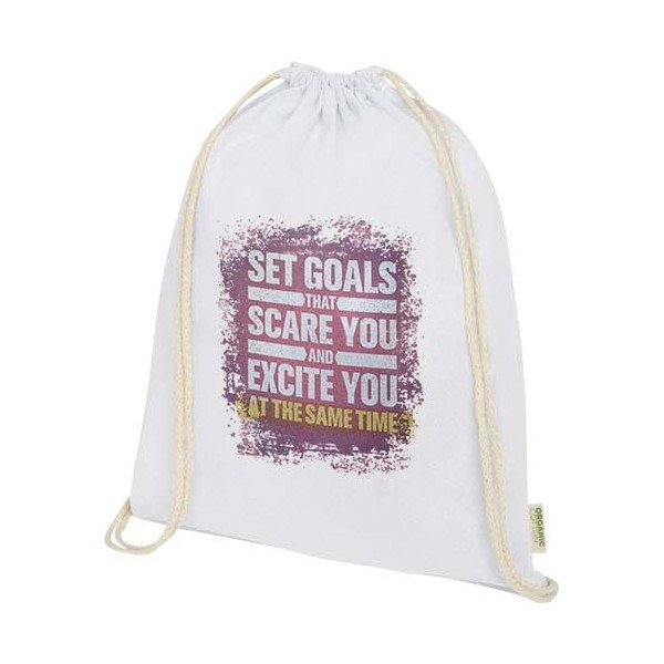 Sac à cordon Odisha 5 L bio certifié OCS 140 g/m² - Coton biologique - BCM Goodies