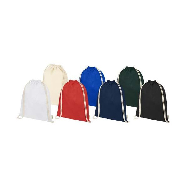 Sac à cordon Odisha 5 L bio certifié OCS 140 g/m² - Coton biologique - BCM Goodies