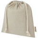 Sac cadeau moyen en coton recyclé GRS 150 g/m² 1,5 L - Accessoire éco-responsable et durable