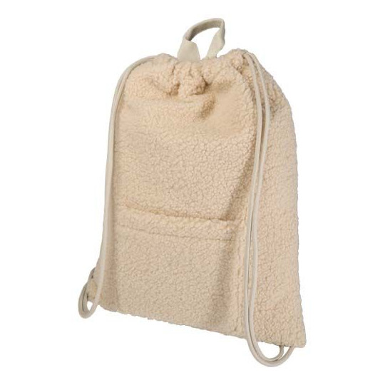 Sac à dos avec cordon sherpa Bear en polyester recyclé certifié GRS - 9 litres