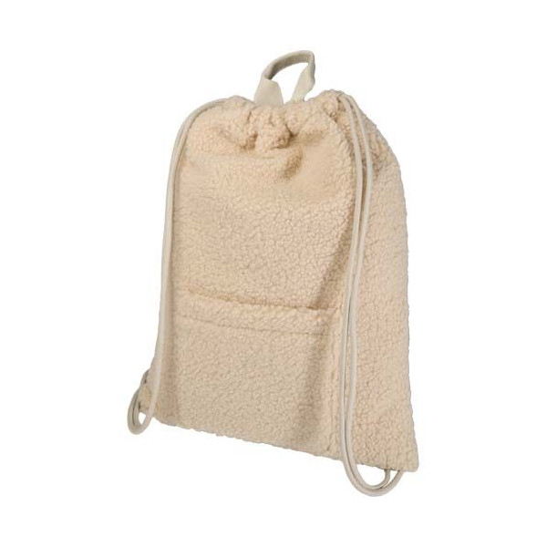 Sac à dos avec cordon sherpa Bear en polyester recyclé certifié GRS - 9 litres