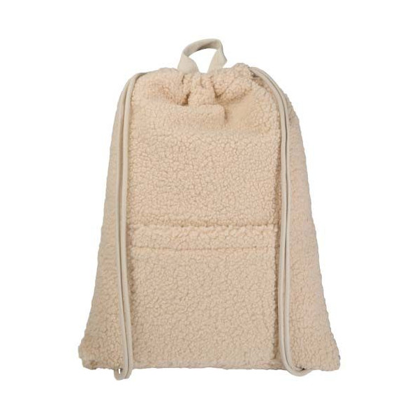 Sac à dos avec cordon sherpa Bear en polyester recyclé certifié GRS - 9 litres