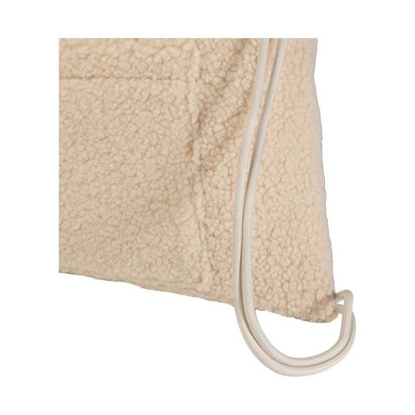 Sac à dos avec cordon sherpa Bear en polyester recyclé certifié GRS - 9 litres