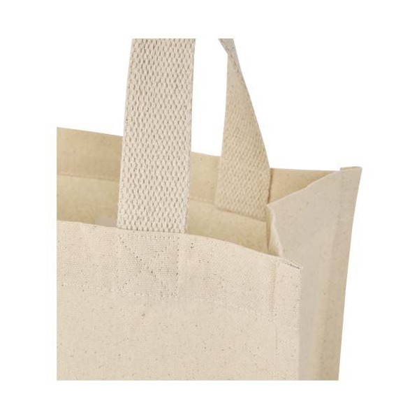 Mini sac shopping Odessa à soufflet en coton recyclé certifié GRS - Inde - 120 g