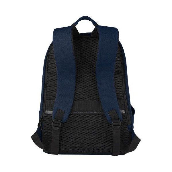Sac à dos anti-vol pour ordinateur portable Joey de 18 L en toile recyclée GRS 15,6 pouces - Personnalisable | BCM Goodies