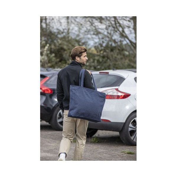 Sac shopping recyclé Weekender personnalisable pour entreprise - BCM Goodies