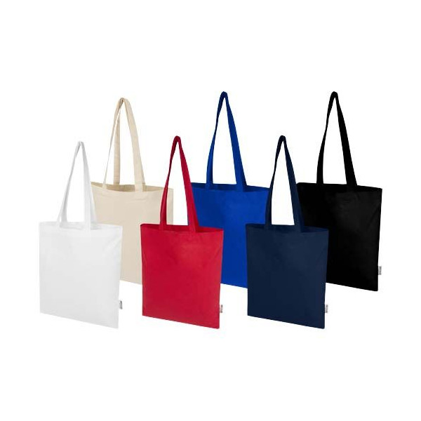 Sac shopping Peru Blend en coton recyclé GRS 180 g/m2 7 L - Personnalisable pour entreprise - BCM Goodies