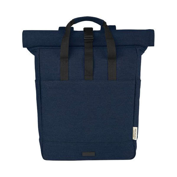 Sac à dos pour ordinateur portable Joey 15L en toile recyclée GRS 15 pouces - Personnalisable - BCM Goodies