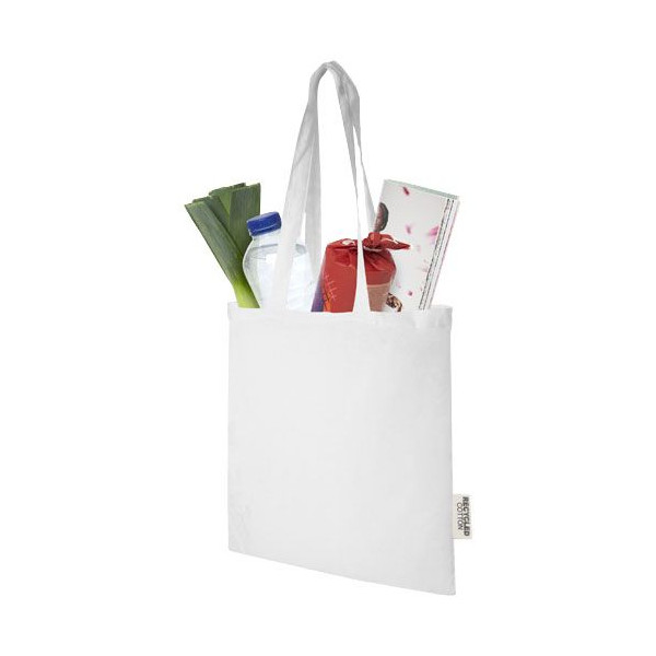Sac shopping Madras en coton certifié GRS de 140 g/m2 de 7 L - Produit polyvalent et écologique - BCM Goodies