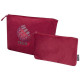 Trousse de toilette en polyester velvet gomme recyclé certifié GRS - Set de 2 pochettes pour voyages d'affaires - BCM Goodi