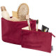 Trousse de toilette en polyester velvet gomme recyclé certifié GRS - Set de 2 pochettes pour voyages d'affaires - BCM Goodi
