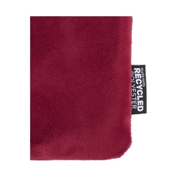 Trousse de toilette en polyester velvet gomme recyclé certifié GRS - Set de 2 pochettes pour voyages d'affaires - BCM Goodi