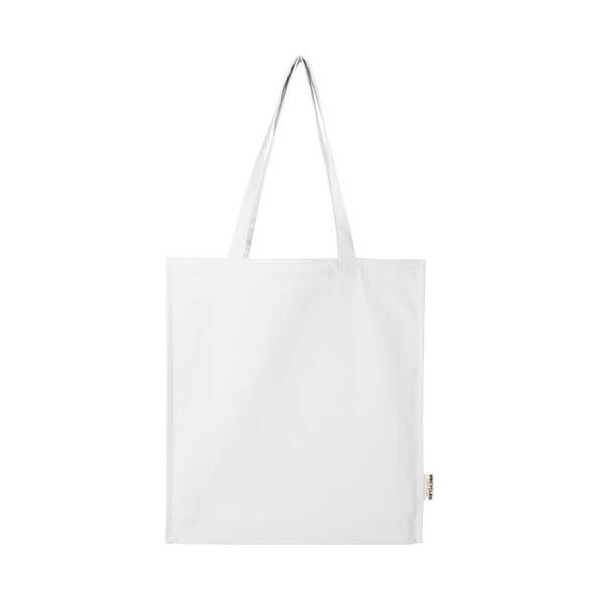 Sac shopping à soufflets Florida certifié GRS 270 g/m² 14L - Coton recyclé certifié GRS - Idéal pour vos courses et objets du qu