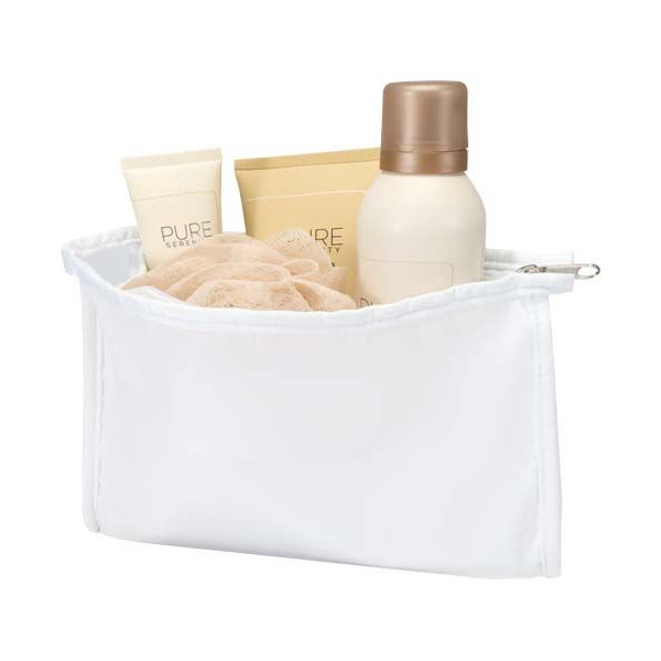 Trousse de toilette Muse en RPET certifiée GRS - Accessoire de voyage écologique et pratique pour entreprise