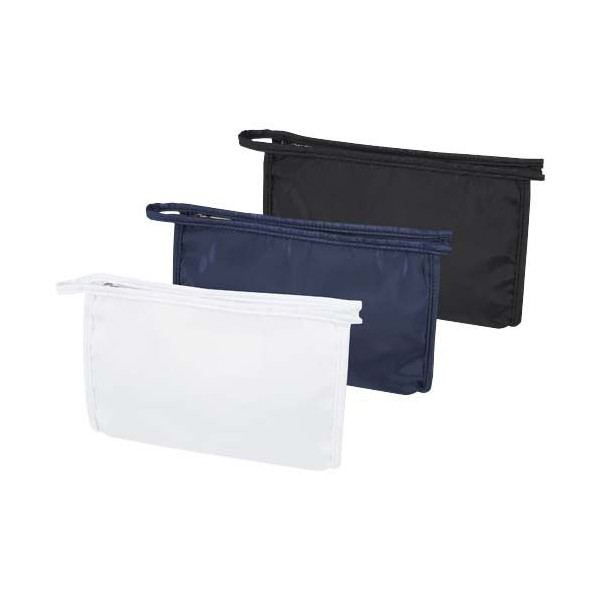 Trousse de toilette Muse en RPET certifiée GRS - Accessoire de voyage écologique et pratique pour entreprise