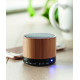 Haut-parleur sans fil en bambou ROUND BAMBOO - Qualité sonore exceptionnelle - BCM Goodies