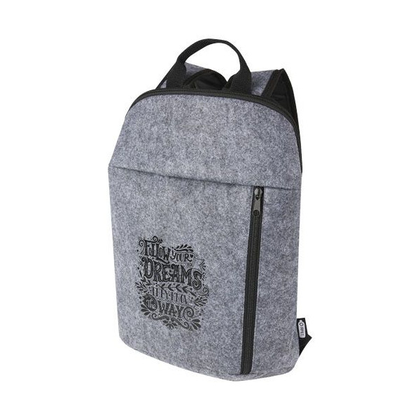 Sac à dos isotherme Felta GRS en feutrine recyclée de 7 L Personnalisable | BCM Goodies