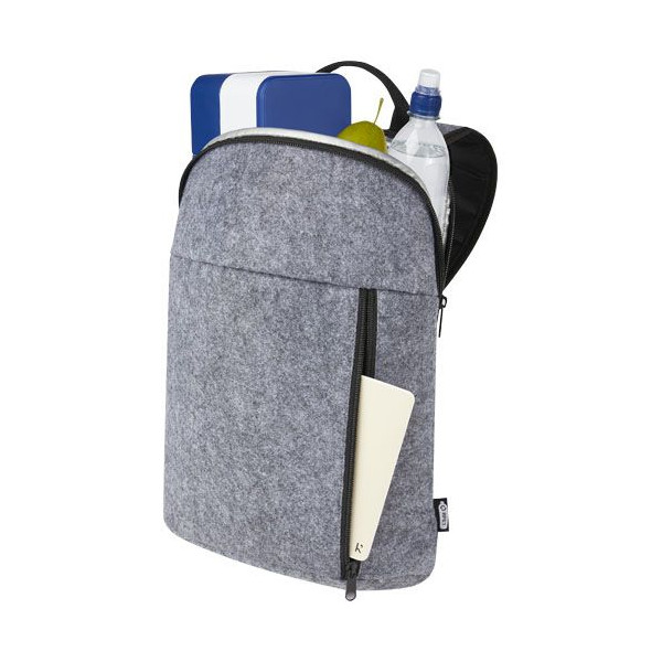 Sac à dos isotherme Felta GRS en feutrine recyclée de 7 L Personnalisable | BCM Goodies