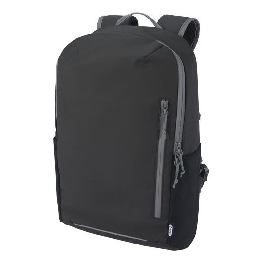 Sac à dos  Aqua pour ordinateur portable 15 pouces recyclé certifié GRS et résistant à Personnalisable | BCM Goodies