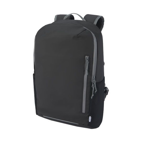 Sac à dos  Aqua pour ordinateur portable 15 pouces recyclé certifié GRS et résistant à Personnalisable | BCM Goodies
