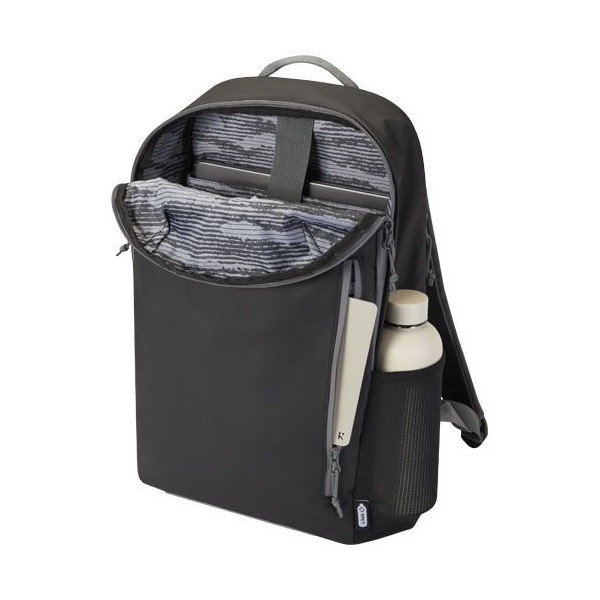 Sac à dos  Aqua pour ordinateur portable 15 pouces recyclé certifié GRS et résistant à Personnalisable | BCM Goodies