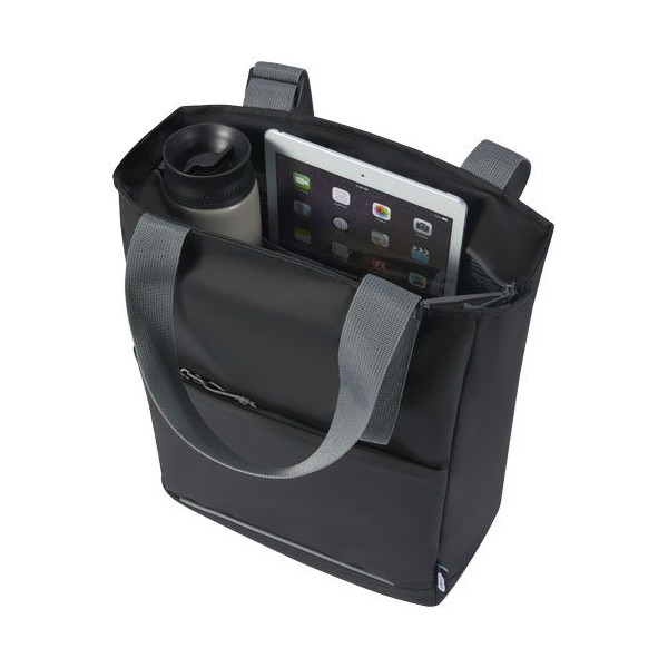 Sac shopping Aqua de 14 L pour ordinateur portable 14 recyclé certifié GRS résistant à leau Personnalisable | BCM Goodies