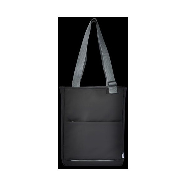 Sac shopping Aqua de 14 L pour ordinateur portable 14 recyclé certifié GRS résistant à leau Personnalisable | BCM Goodies